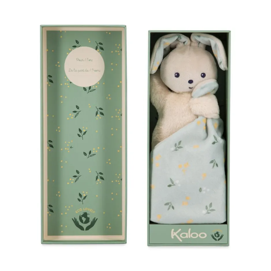 Doudou lapin Carré douceur Bouquet d'agrumes<Kaloo Outlet