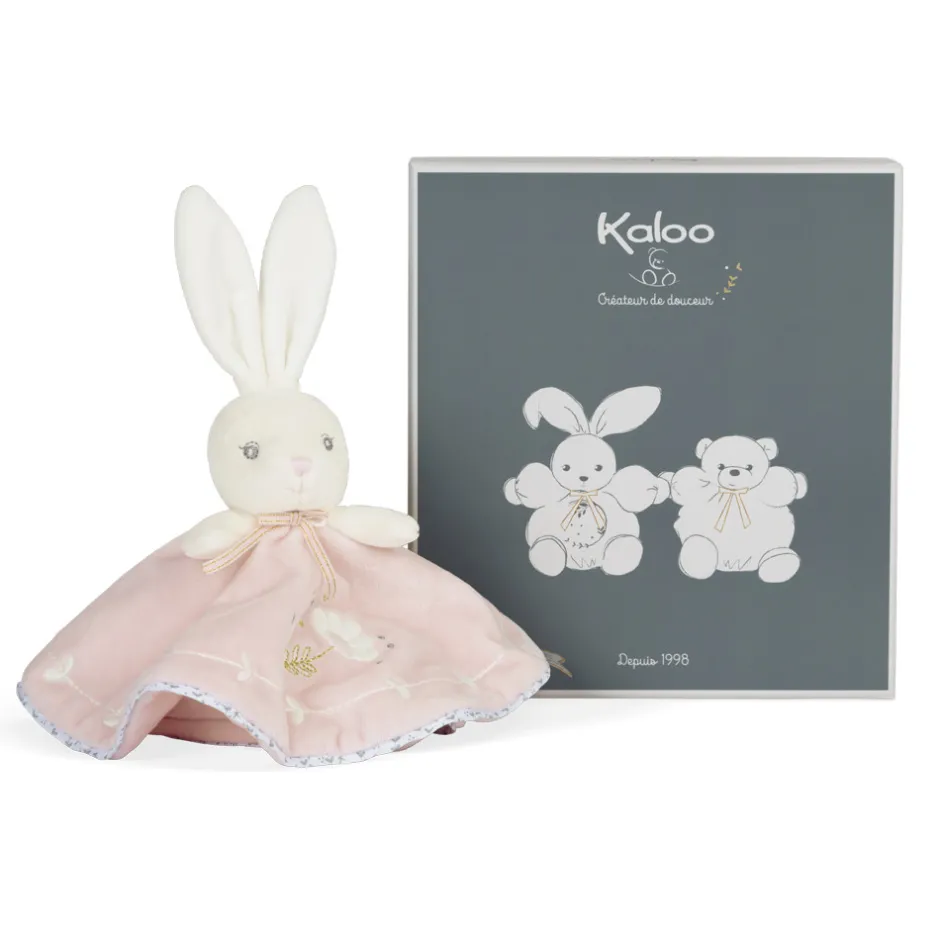 Doudou lapin rond Rose<Kaloo Outlet