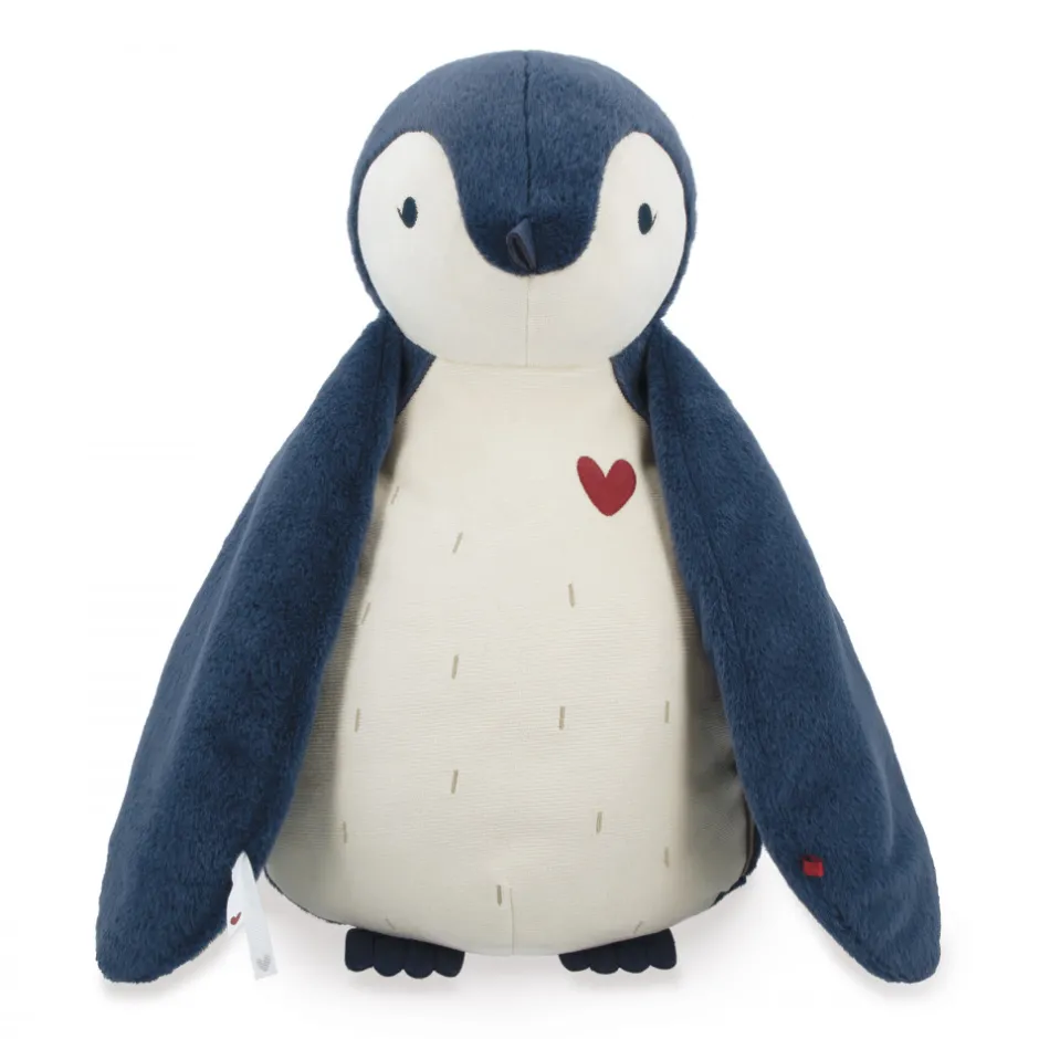 Grande peluche manchot - 50 cm et lange d'emmaillotage<Kaloo Online