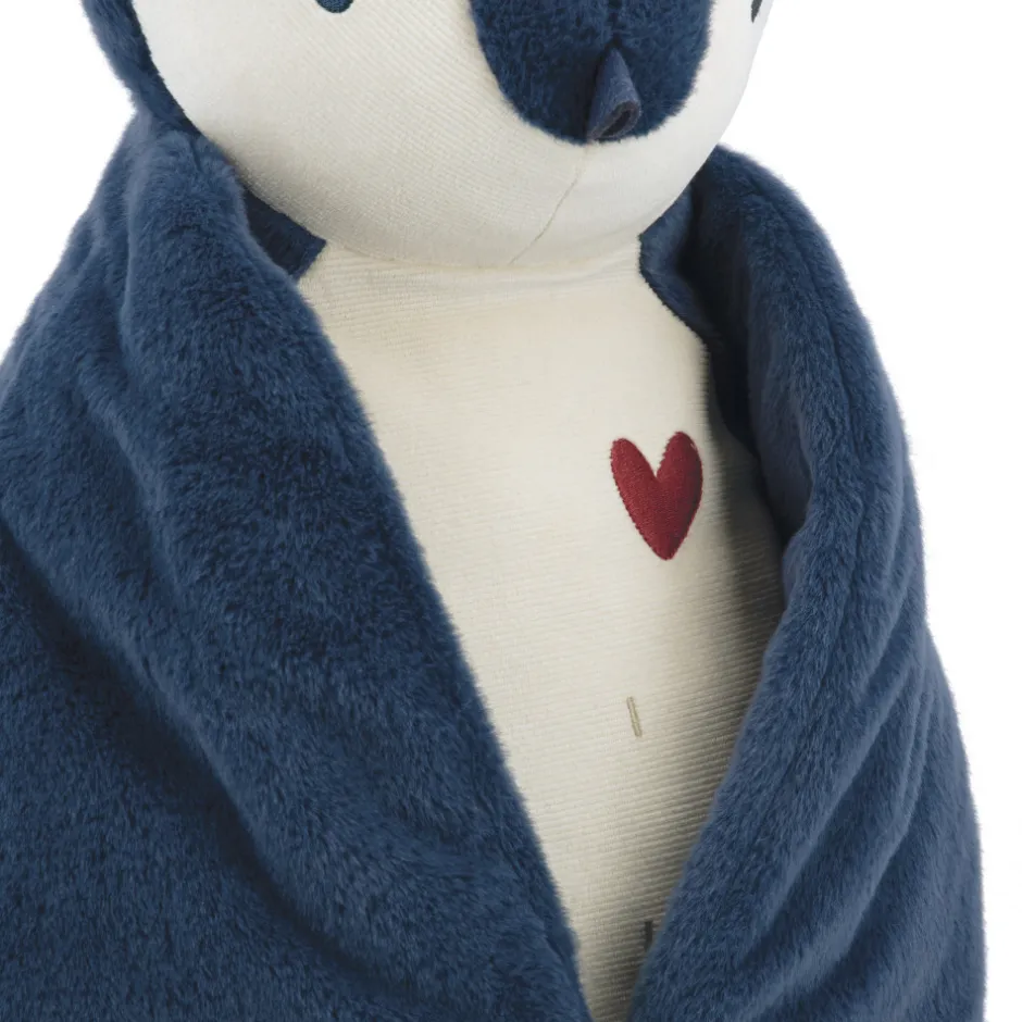 Grande peluche manchot - 50 cm et lange d'emmaillotage<Kaloo Online