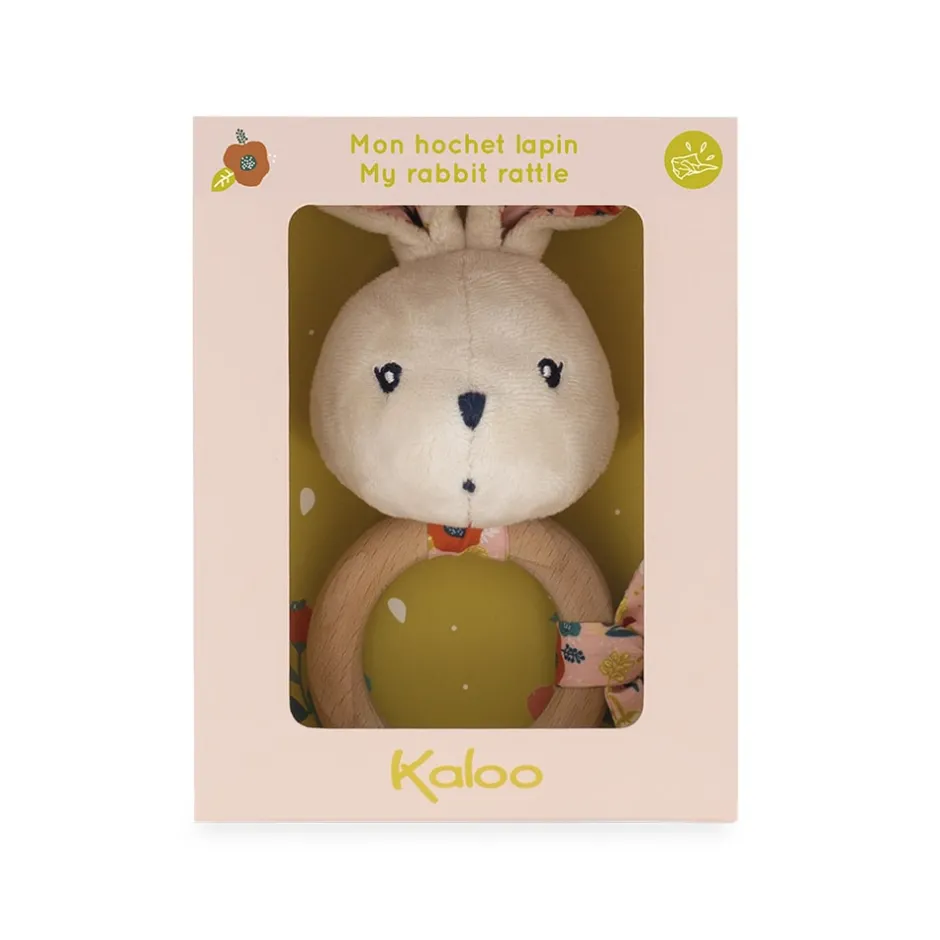Hochet lapin Coquelicot<Kaloo Hot