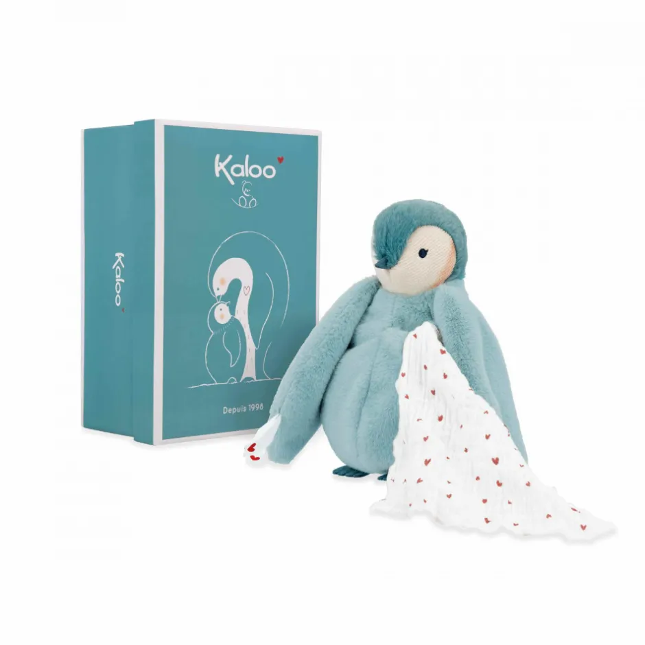 Peluche à bisous manchot Vert<Kaloo Hot