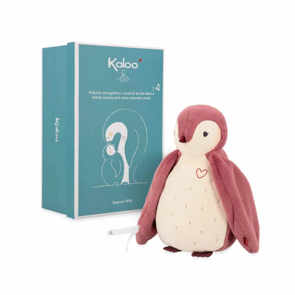 Peluche à bruits blancs manchot Rose<Kaloo Cheap