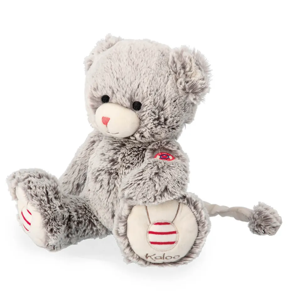 Peluche musicale ours Gris prestige Maé<Kaloo Best Sale