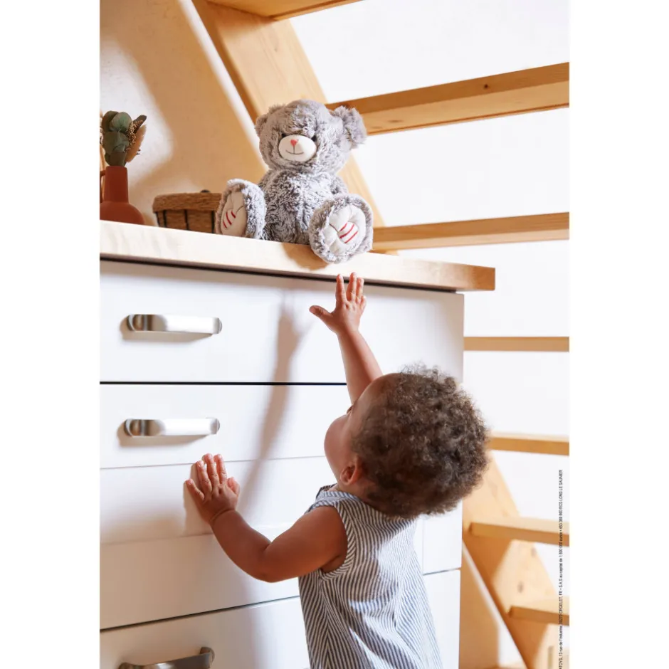 peluche_musicale_ours_gris_prestige_ma_2.webp Peluche musicale ours Gris prestige Maé<Kaloo Best Sale