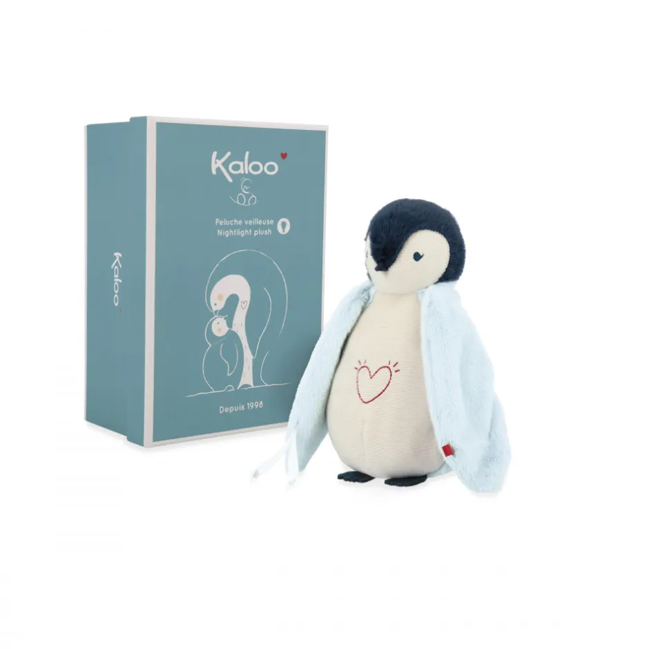 Peluche veilleuse manchot Bleu<Kaloo Hot