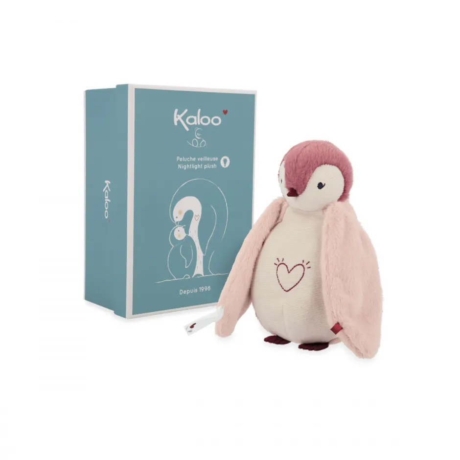 Peluche veilleuse manchot Rose<Kaloo Sale